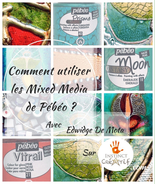 Comment utiliser les peintures Pébéo Mixed Media ?