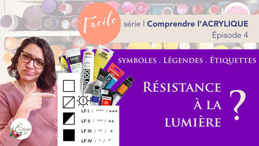 La résistance à la lumière | Comprendre les symboles et  légendes sur les étiquettes