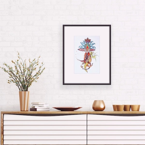indian motif, motif indien, inspiration, boho decor, drawing, home decor, Edwidge De Mota, EdeMota