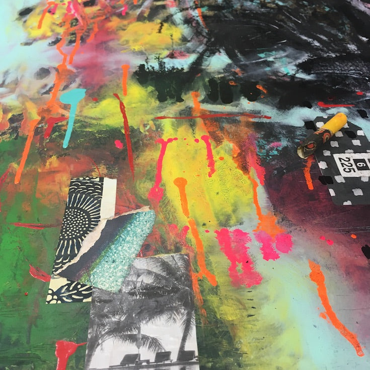 Tiger, Eye tiger, fluo colors, very cool artwork, street art style, street art inspiration, cool painting, beautiful tiger