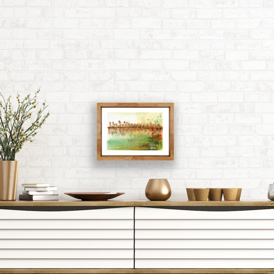 Abstract, australian inspiration, nature colors, green, brown, beige, Edwidge De Mota, Edemota,