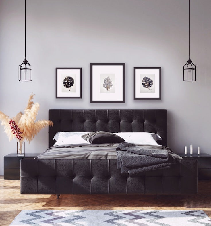 Feuille exotique noire .1