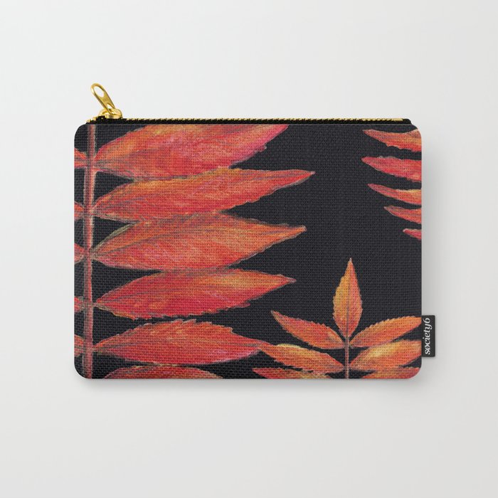 Staghorn sumac,pouches, illustration, Sumac Vinaigrier, watercolor, aquarelle, Home decor, wall art